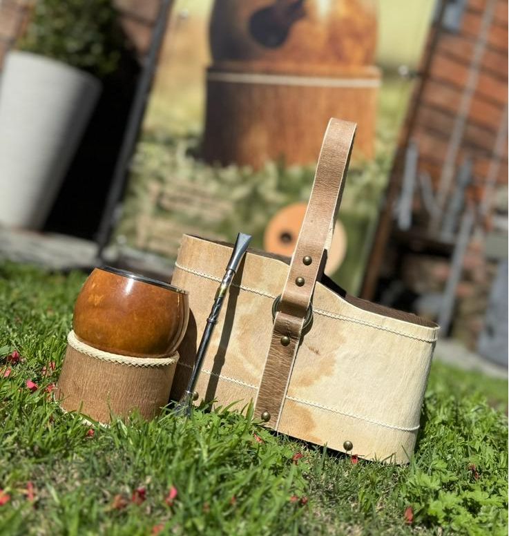 Matera Asa de cuero liso