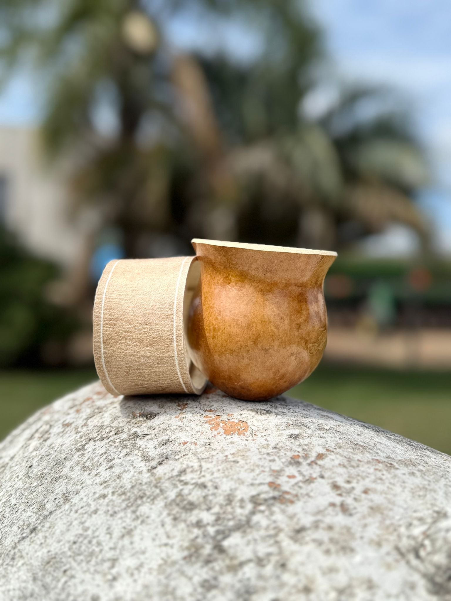 Mate Camionero Sin boquilla + Posa mate Sin borde