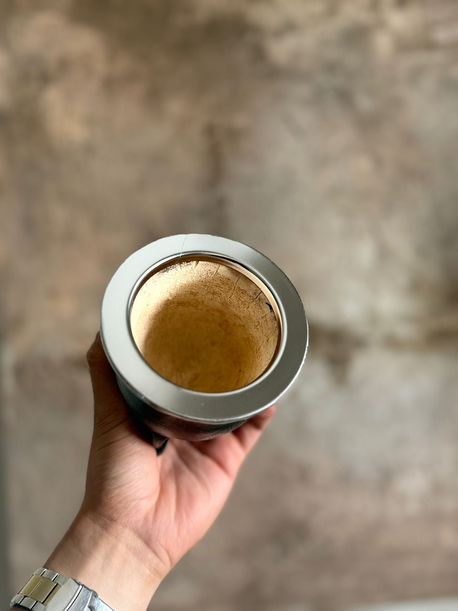 Mate Calabaza - Forrado en cuero