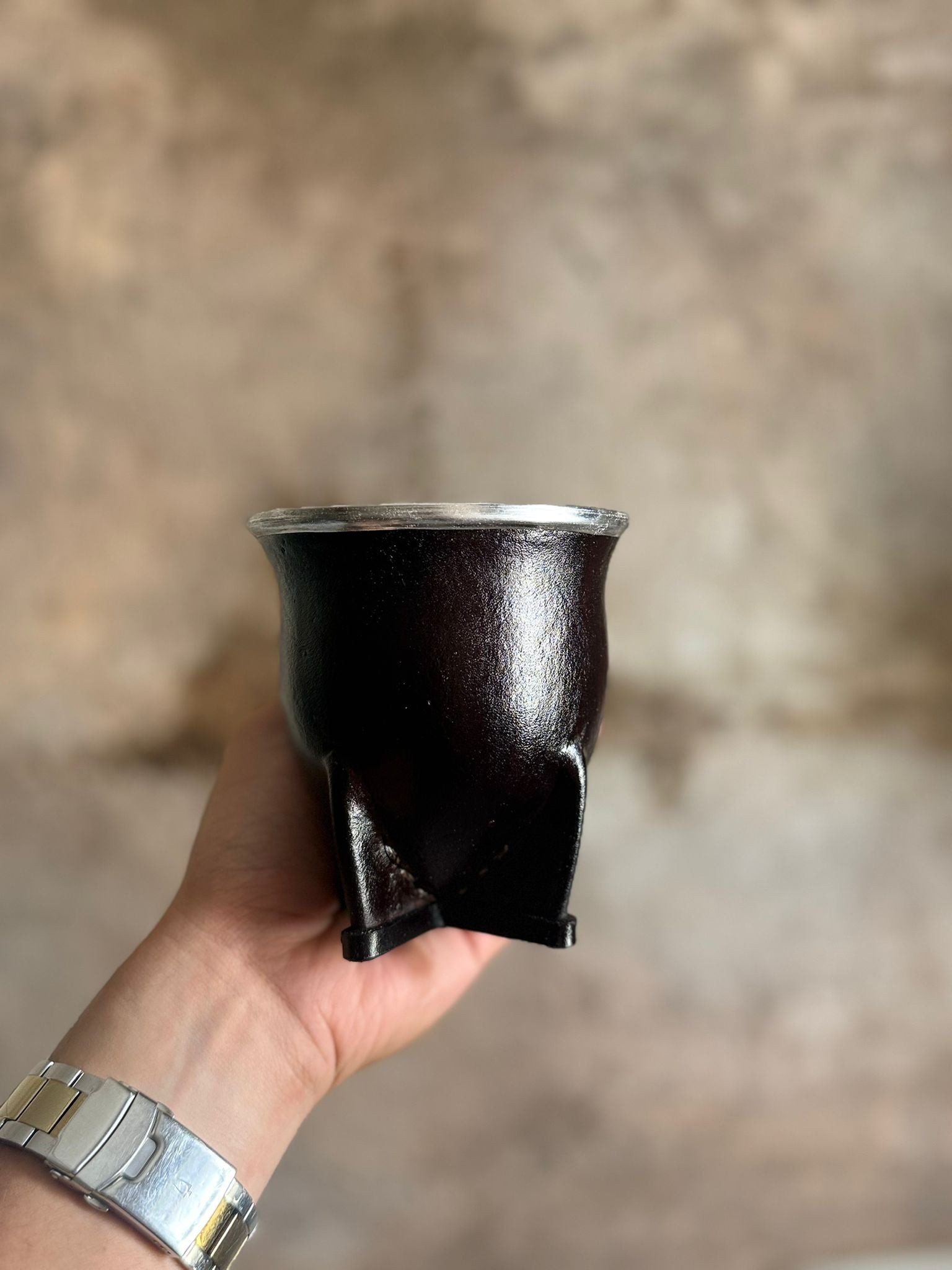 Mate Calabaza - Forrado en cuero