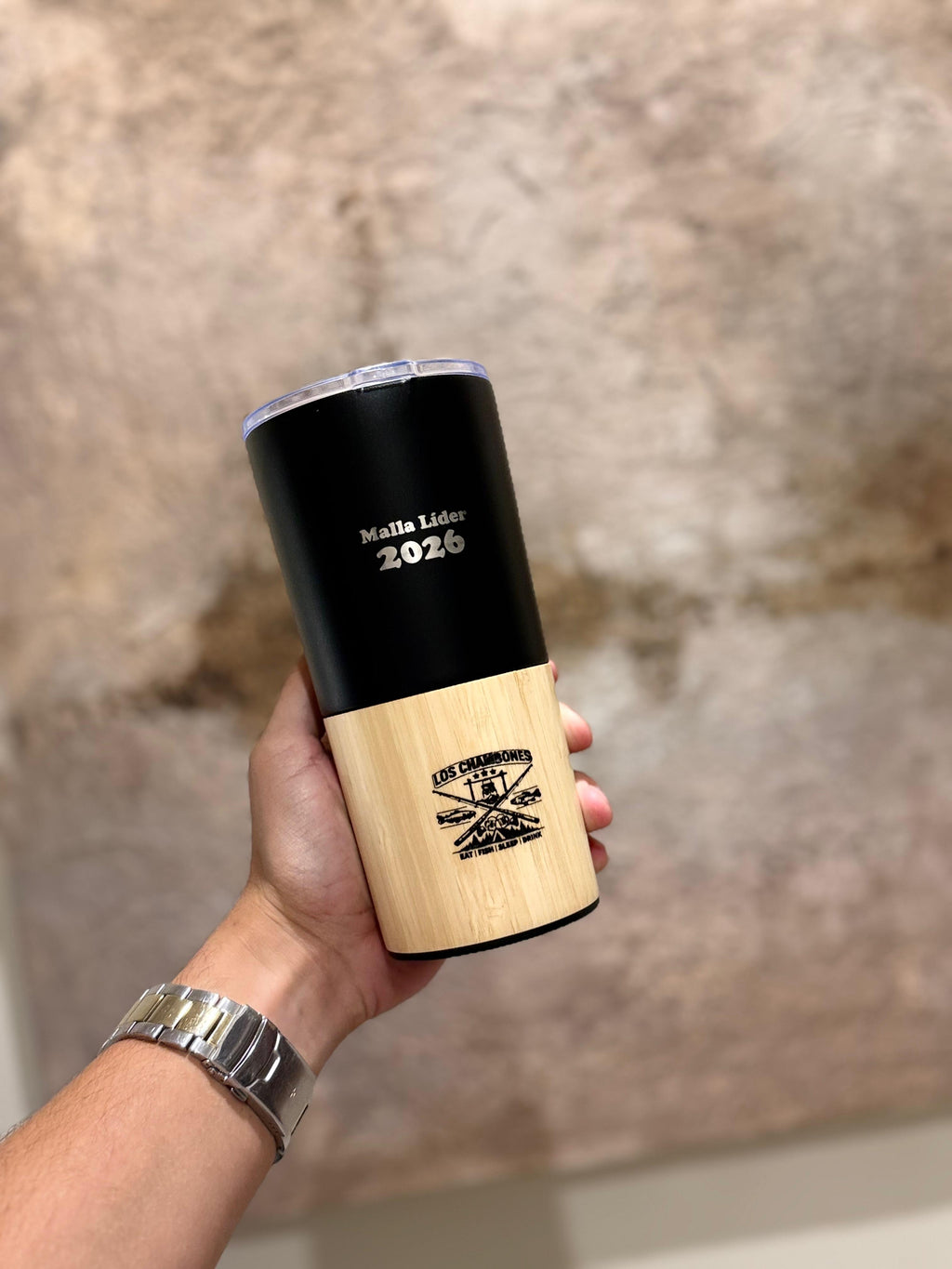 Vaso Dúo de Bambú - Negro