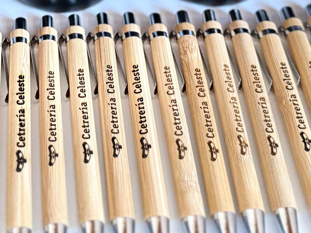 Kit 50 Lapiceras de Bambú