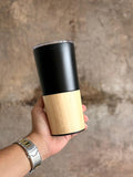 Vaso Dúo de Bambú - Negro